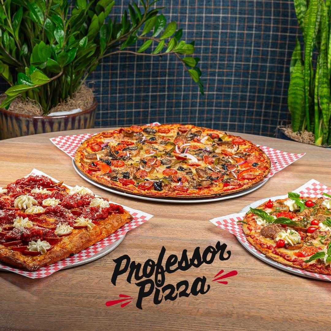 Professor Pizza Slice & Pie