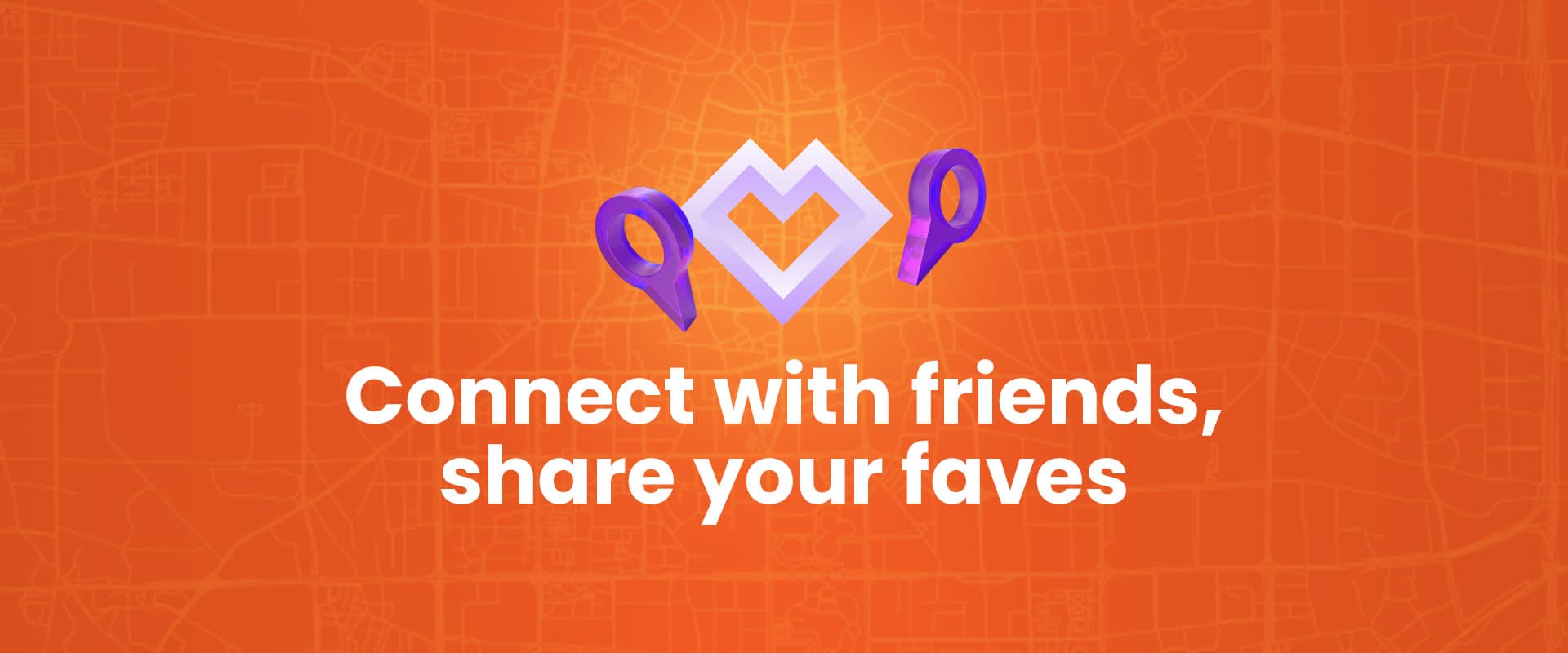 Friends sharing their favorite places and recommendations on FavePage